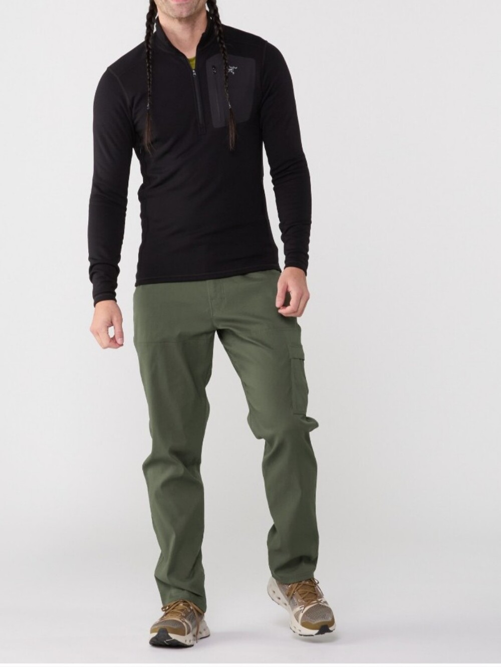 Prana Men's Olive Cargo Utility Pants